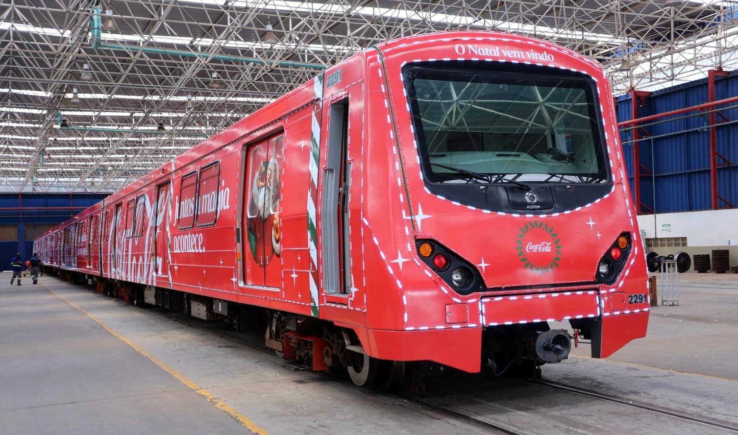 Metrô — Metrô-DF, período de 30 dias, envelopamento - Ceilândia, Samambaia e Plano Piloto