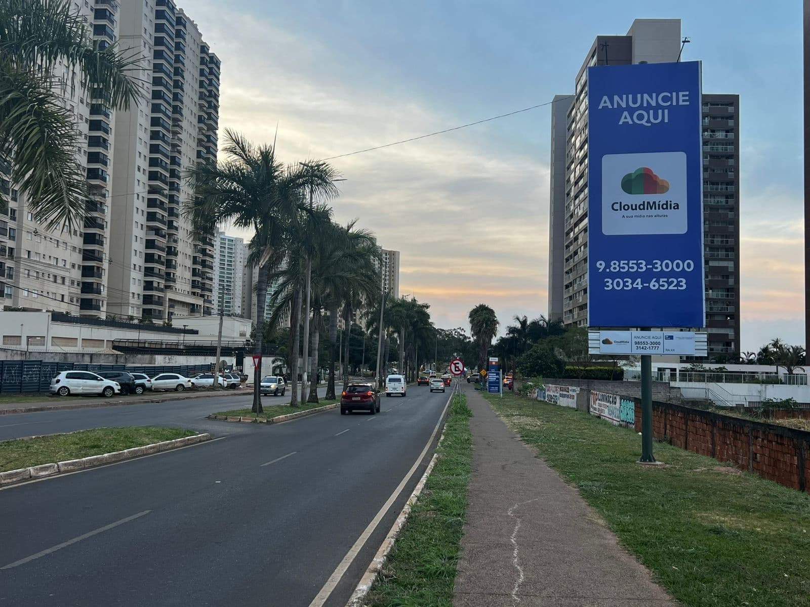 Frontlight Vertical — Avenida Araucárias